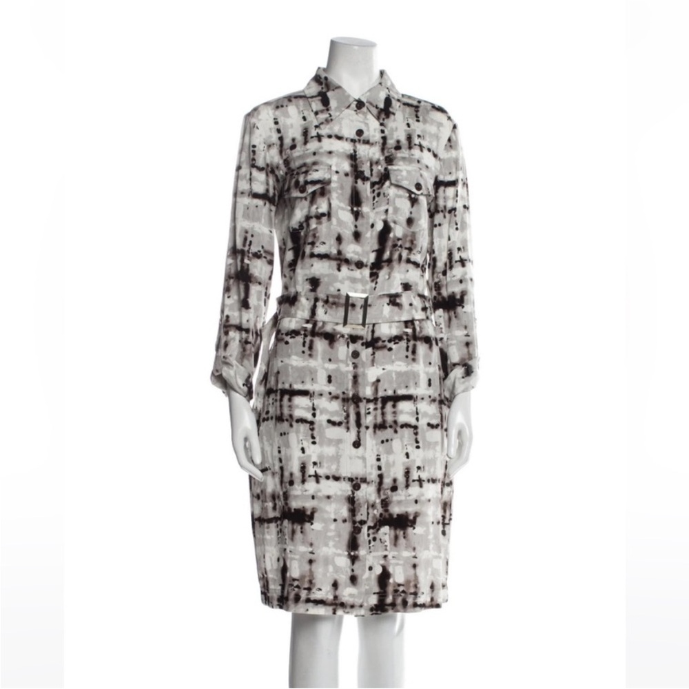 St. John silk blend dress